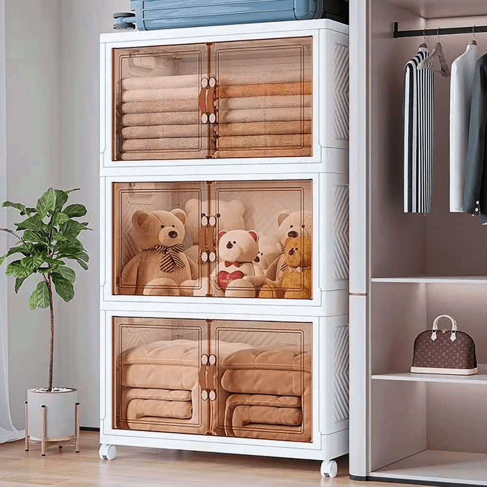 Modular Stackable Wardrobe Storage Cabinet