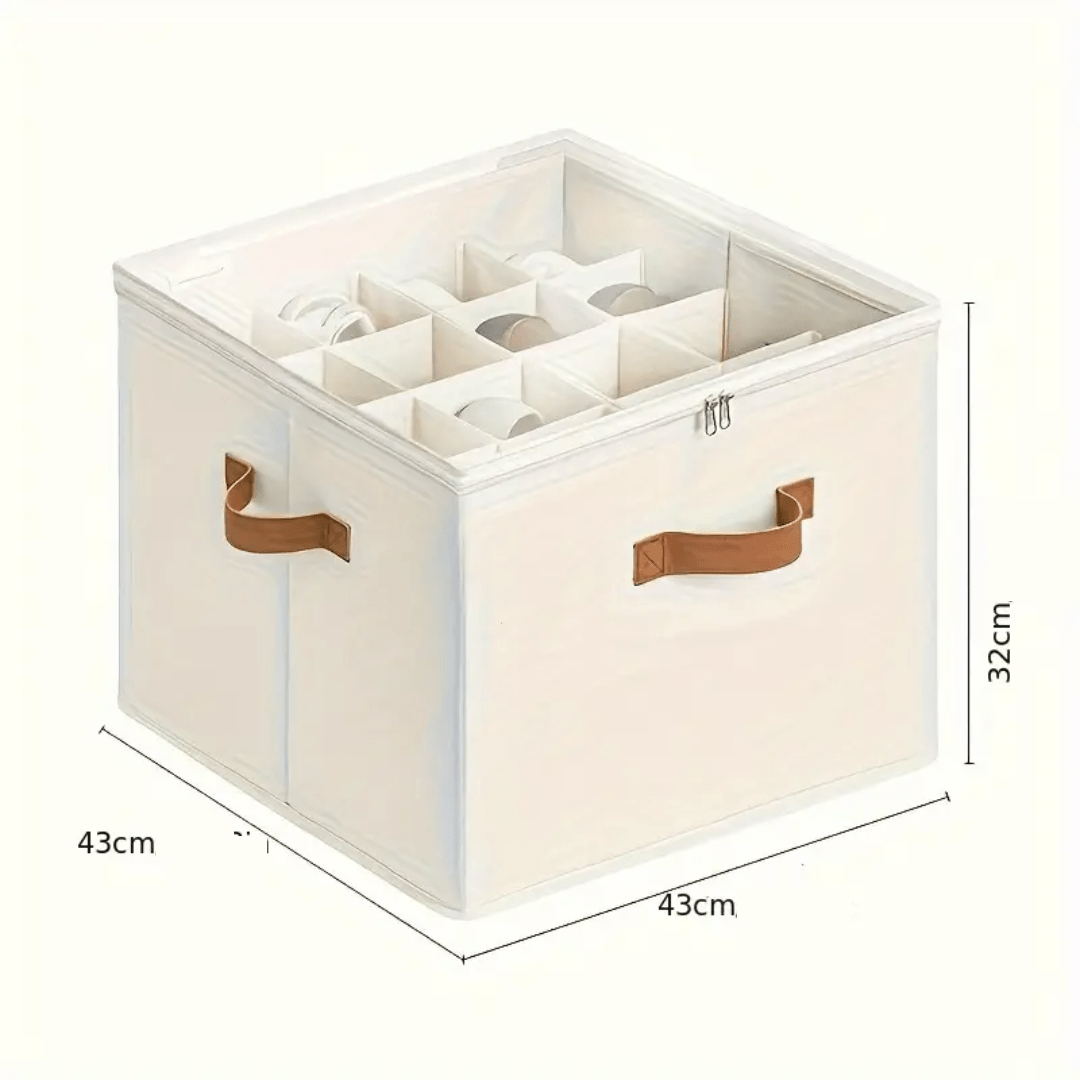Multipurpose Transparent Storage Box With Handles