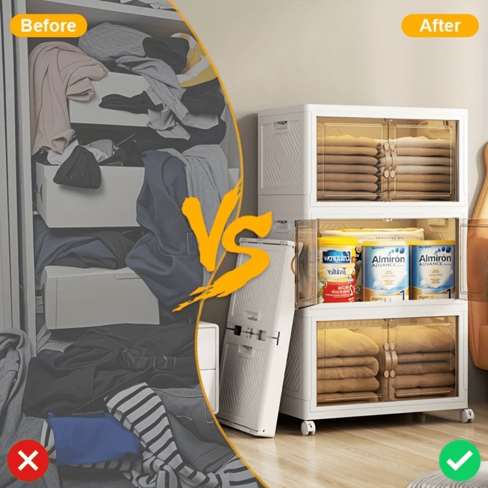 Modular Stackable Wardrobe Storage Cabinet