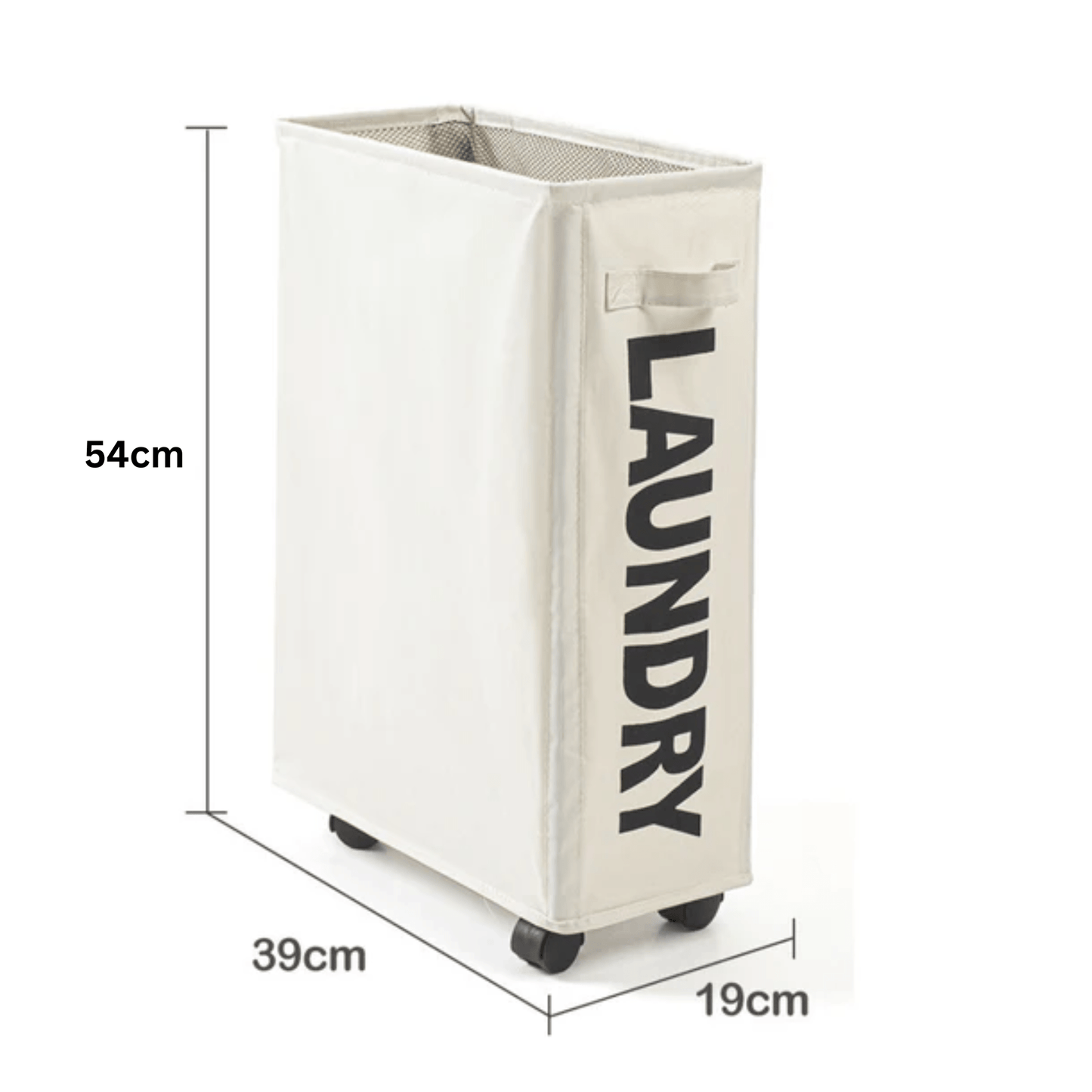 Rolling Laundry Basket with Wheels