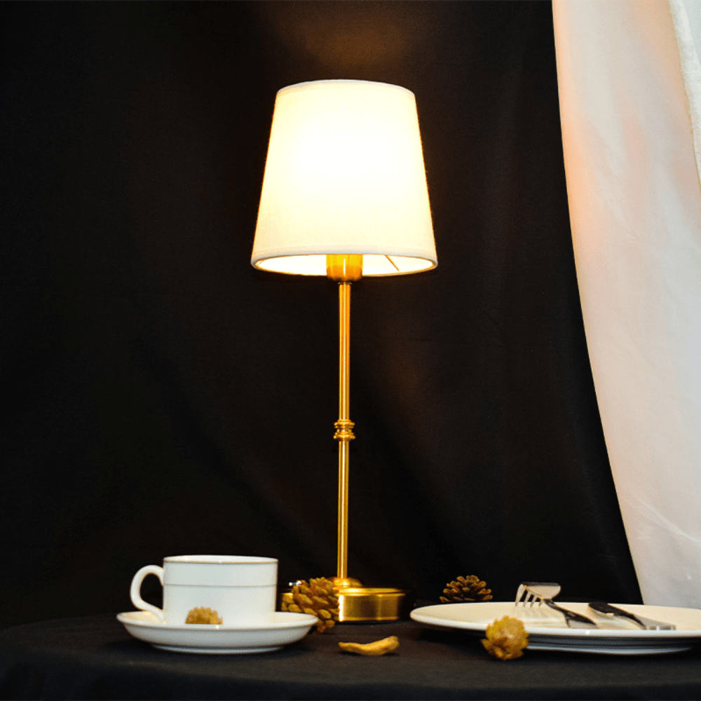 Elegance Touch Fabric Desk Lamp