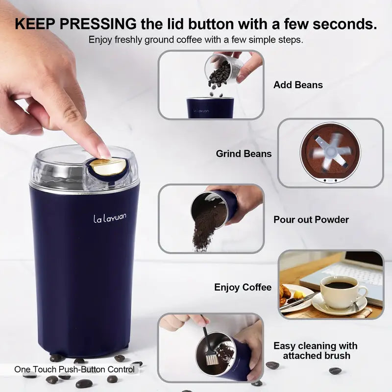 FineGrind™ - Precision Coffee & Spice Grinder