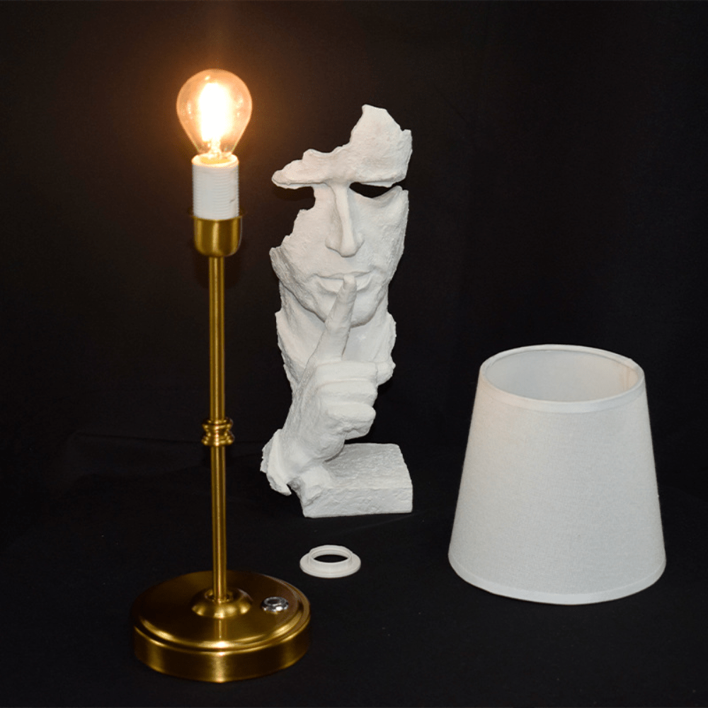 Elegance Touch Fabric Desk Lamp