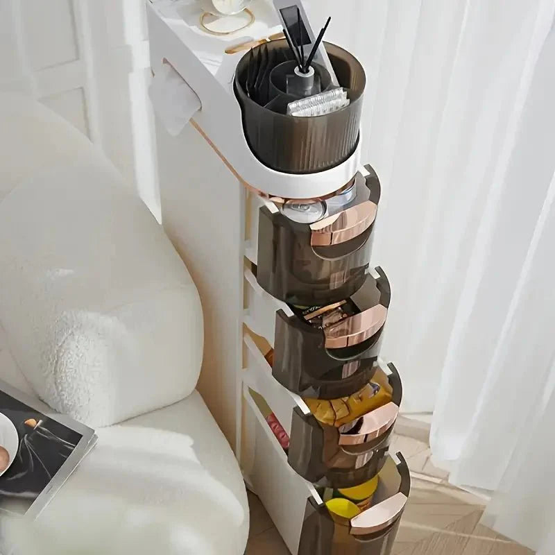 Multi-Purpose Slim Design Rolling Storage Cart