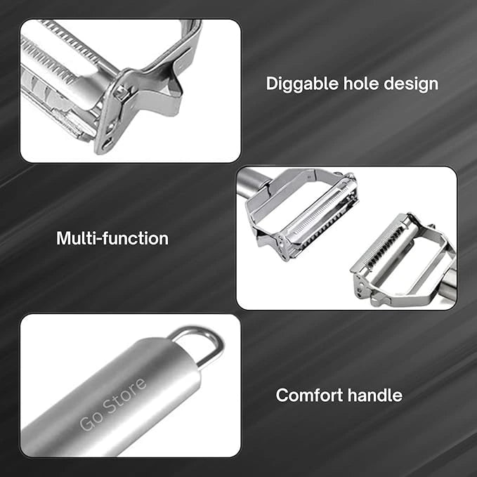 QuickSlice™ – 3-in-1 Stainless Peeler