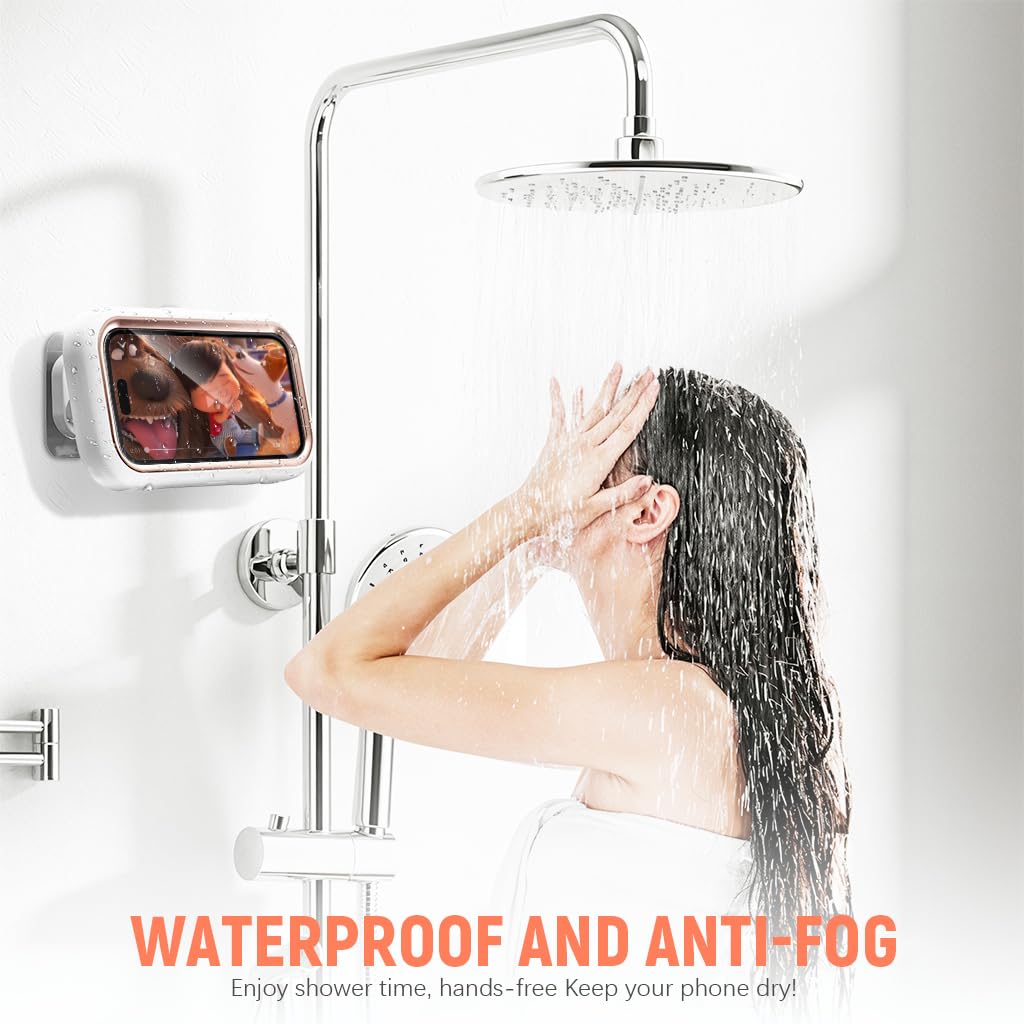 ShowerPod™ | 480° Waterproof Phone Mount for Bathroom