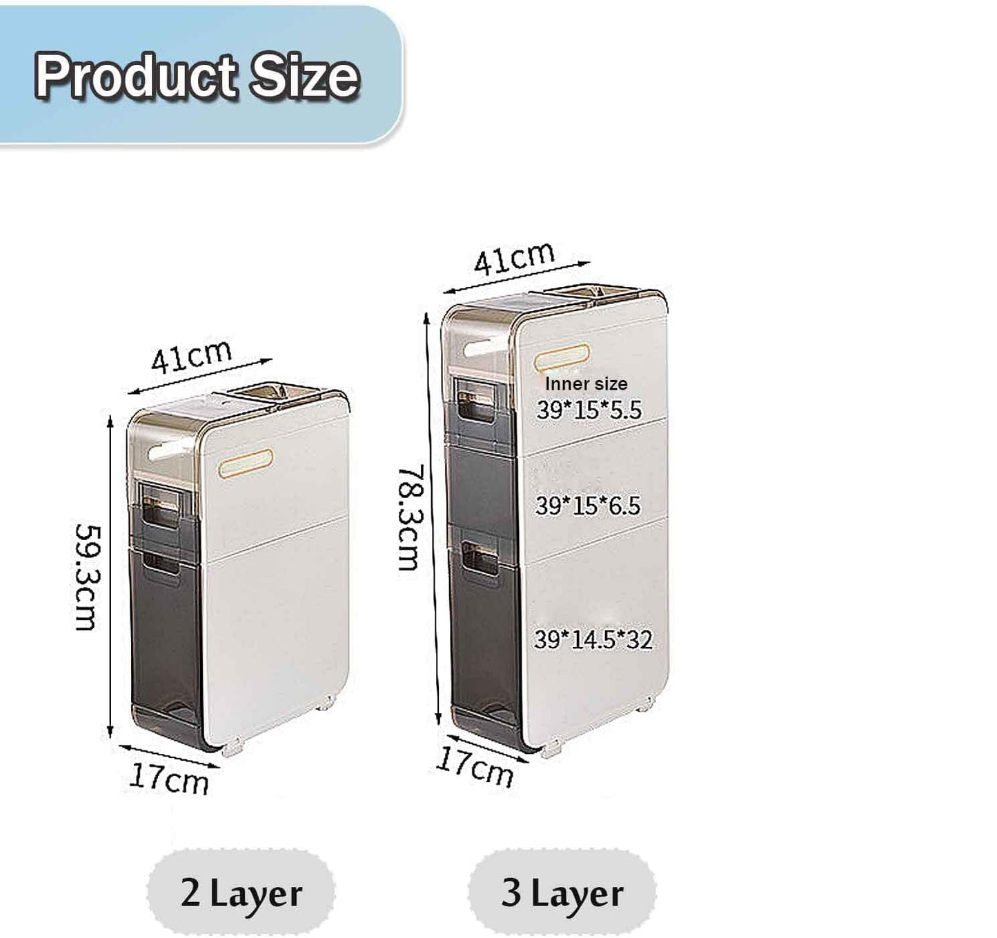 Slim-Fit Multi-Functional Storage Cabinet