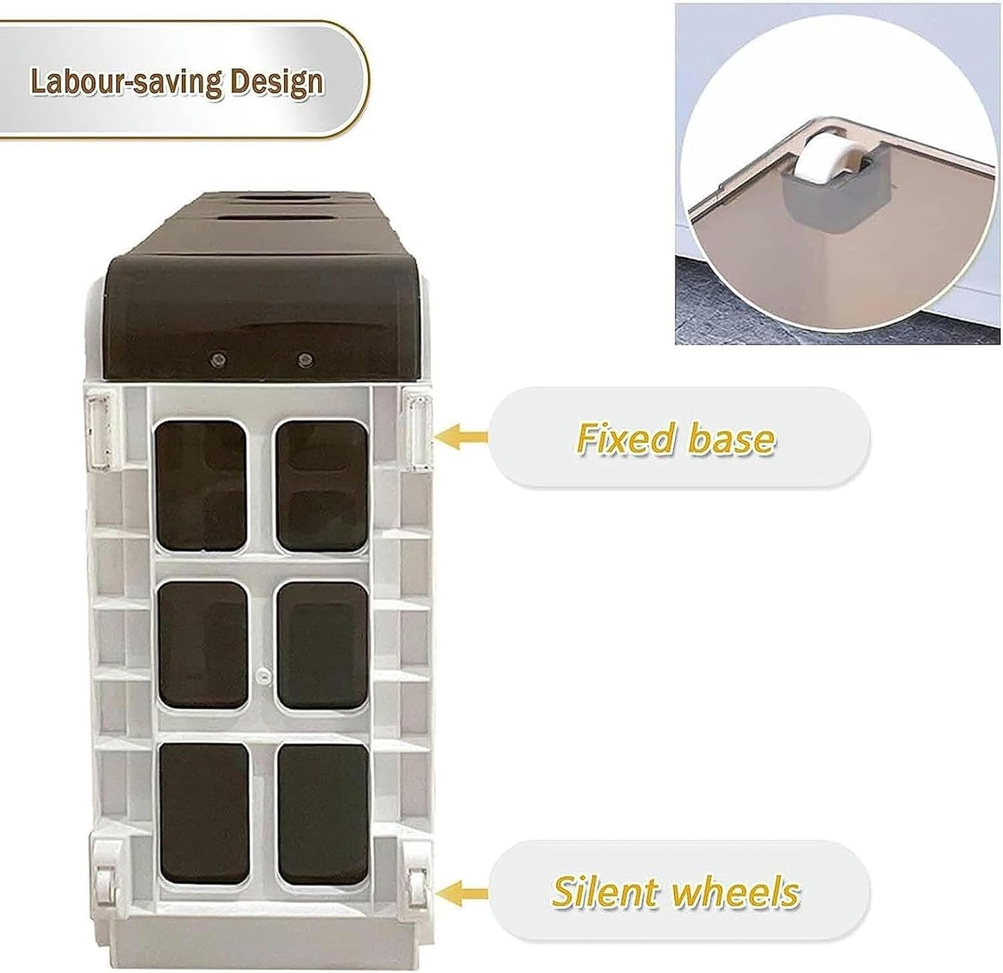 Slim-Fit Multi-Functional Storage Cabinet