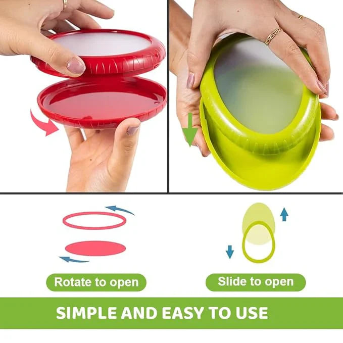 FreshMate™ – Reusable Silicone Food Saver Set | Seal, Store & Save — Without the Waste