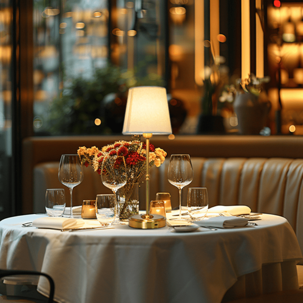 Elegance Touch Fabric Desk Lamp