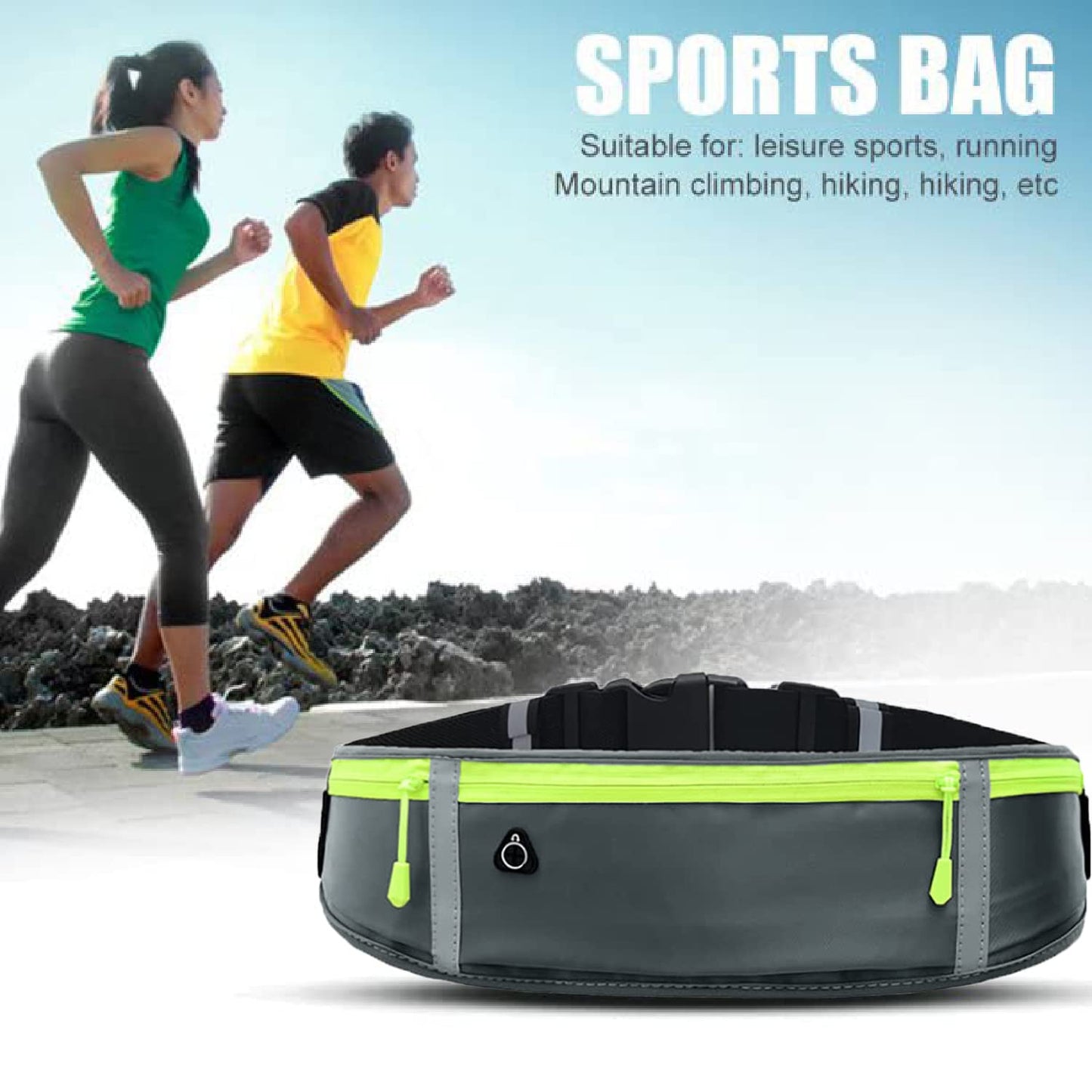 FreeRun™ Waistbelt — Run Free. Pack Smart. Stay Dry.