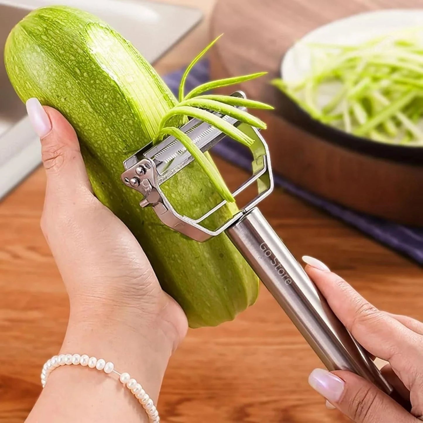 QuickSlice™ – 3-in-1 Stainless Peeler