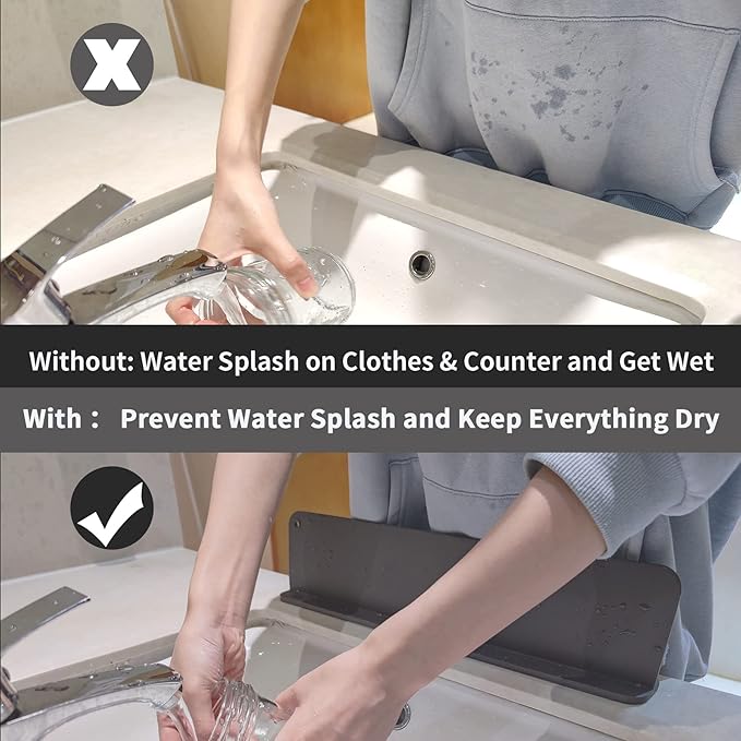 Splash Guard for Kitchen Sink & Countertop