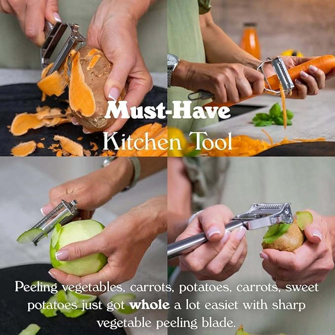 QuickSlice™ – 3-in-1 Stainless Peeler
