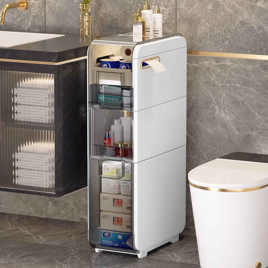 Slim-Fit Multi-Functional Storage Cabinet