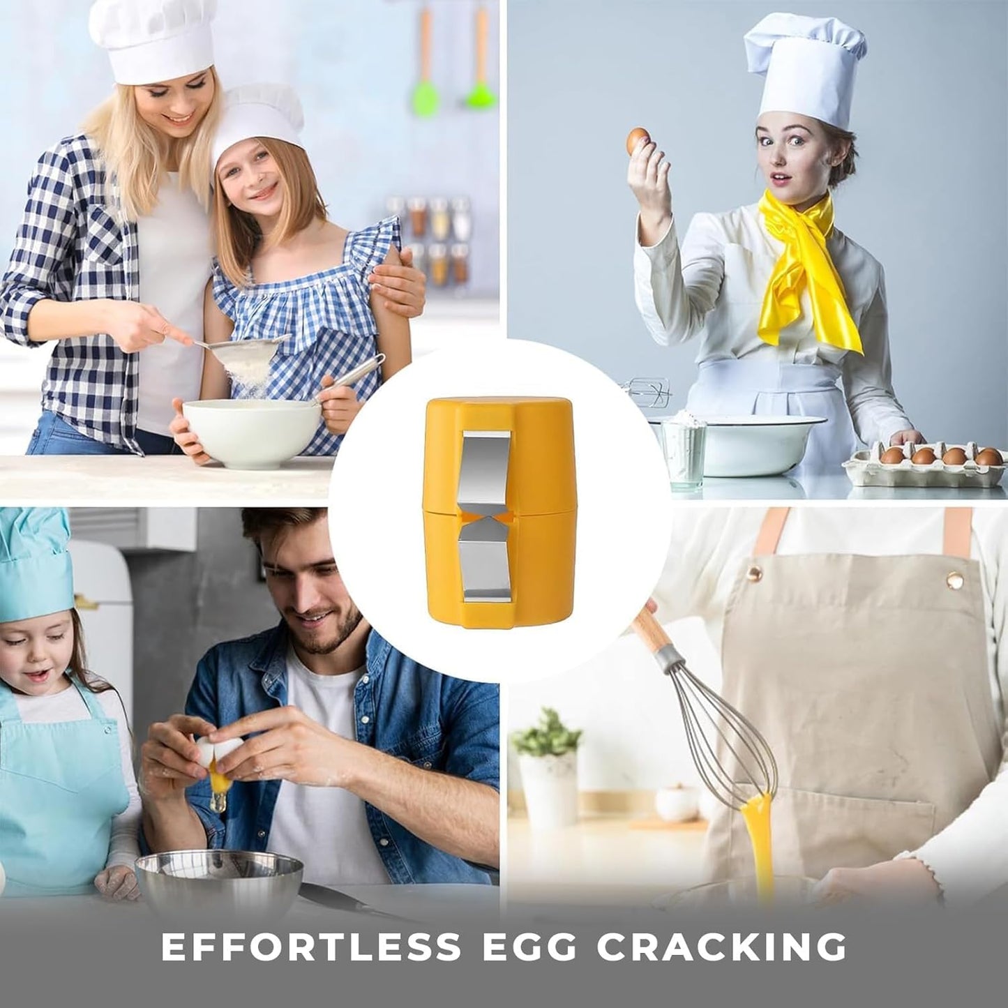 CrackMate™ – EggClean, Crack, Pour!