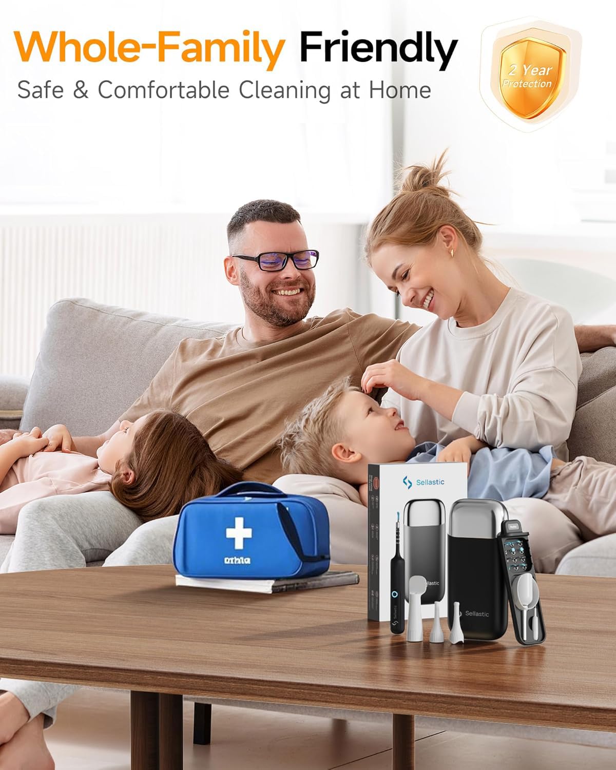 Ear Cleaner Tool Kit, Reusable Ear Wax Removal Tweezers Cleaning with Flexible 1080p Camera Wireless with WiFi