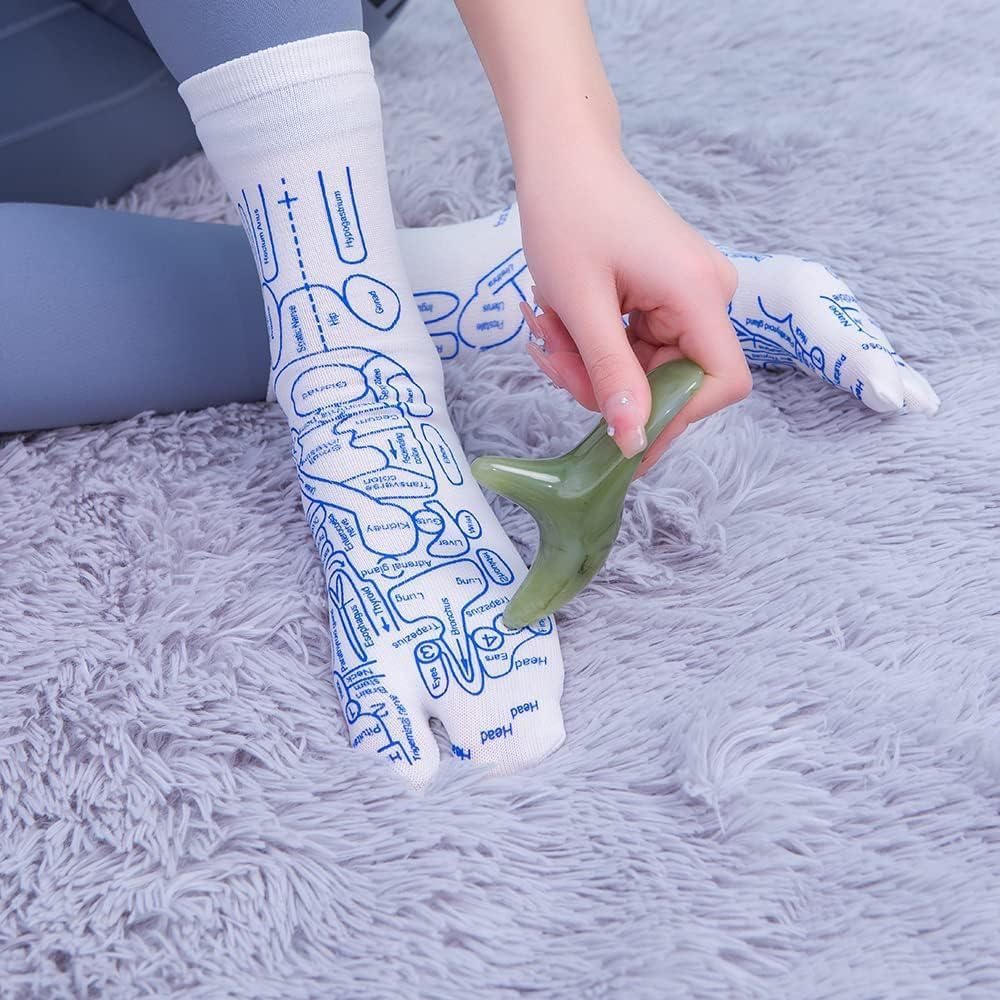 SoleMap™ – Reflexology Socks + Acupoint Massage Pen | Full Body Relief at Your Fingertips