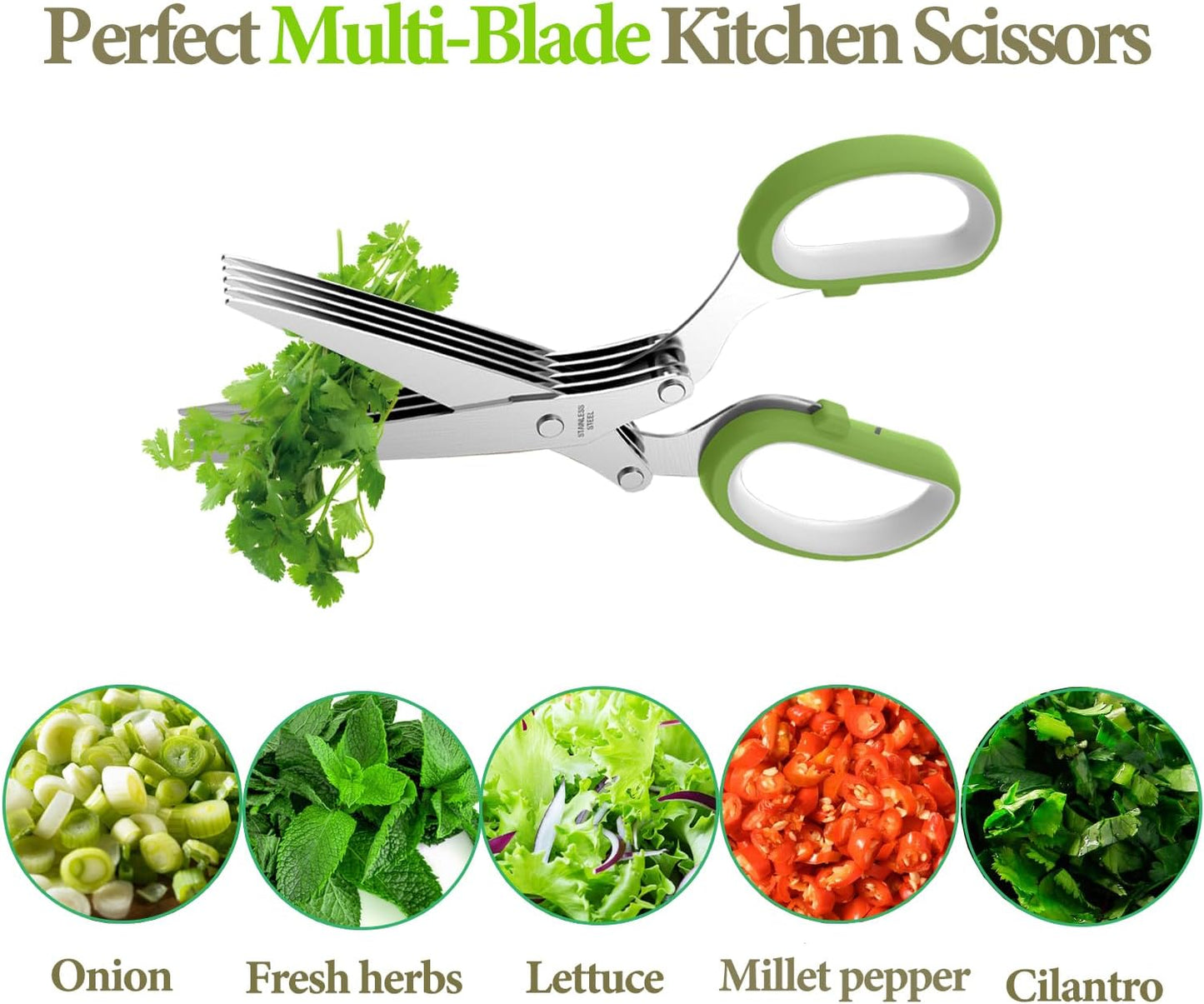 GarnishPro™ | The 5-Blade Precision Herb Cutter
