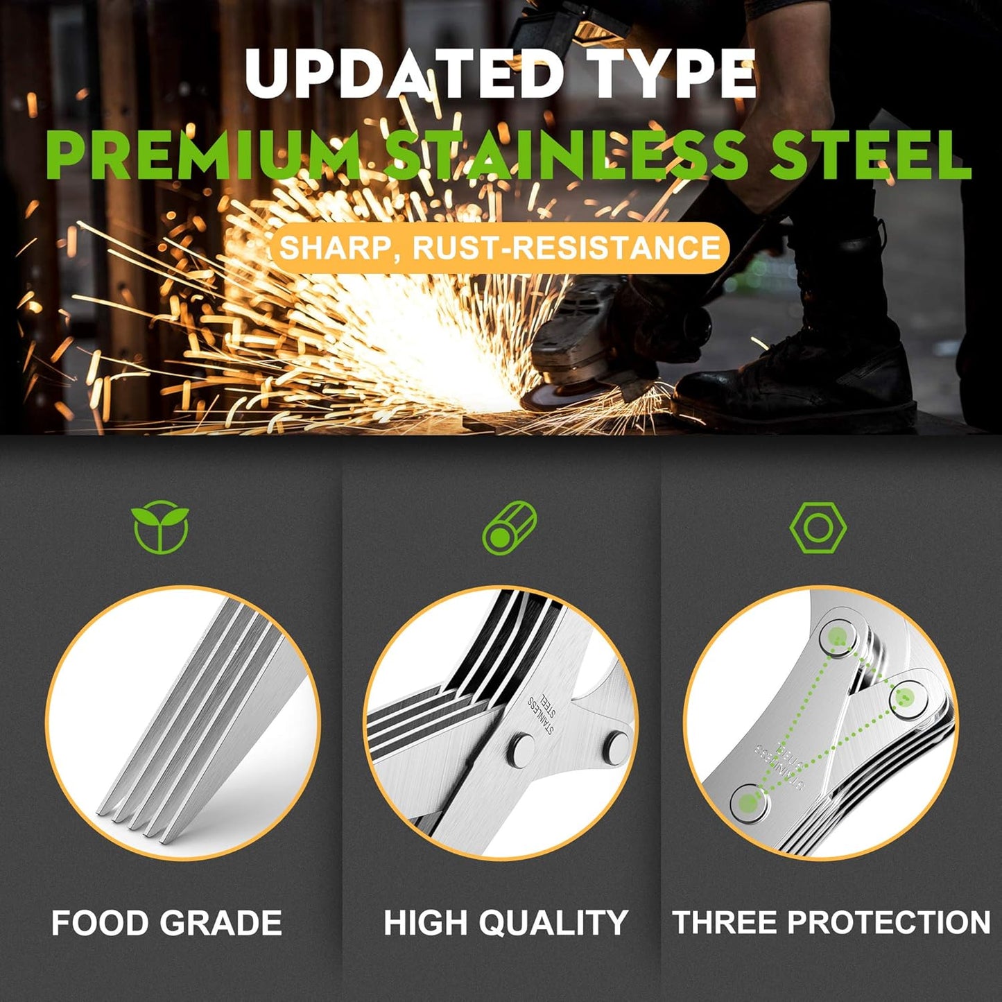 GarnishPro™ | The 5-Blade Precision Herb Cutter