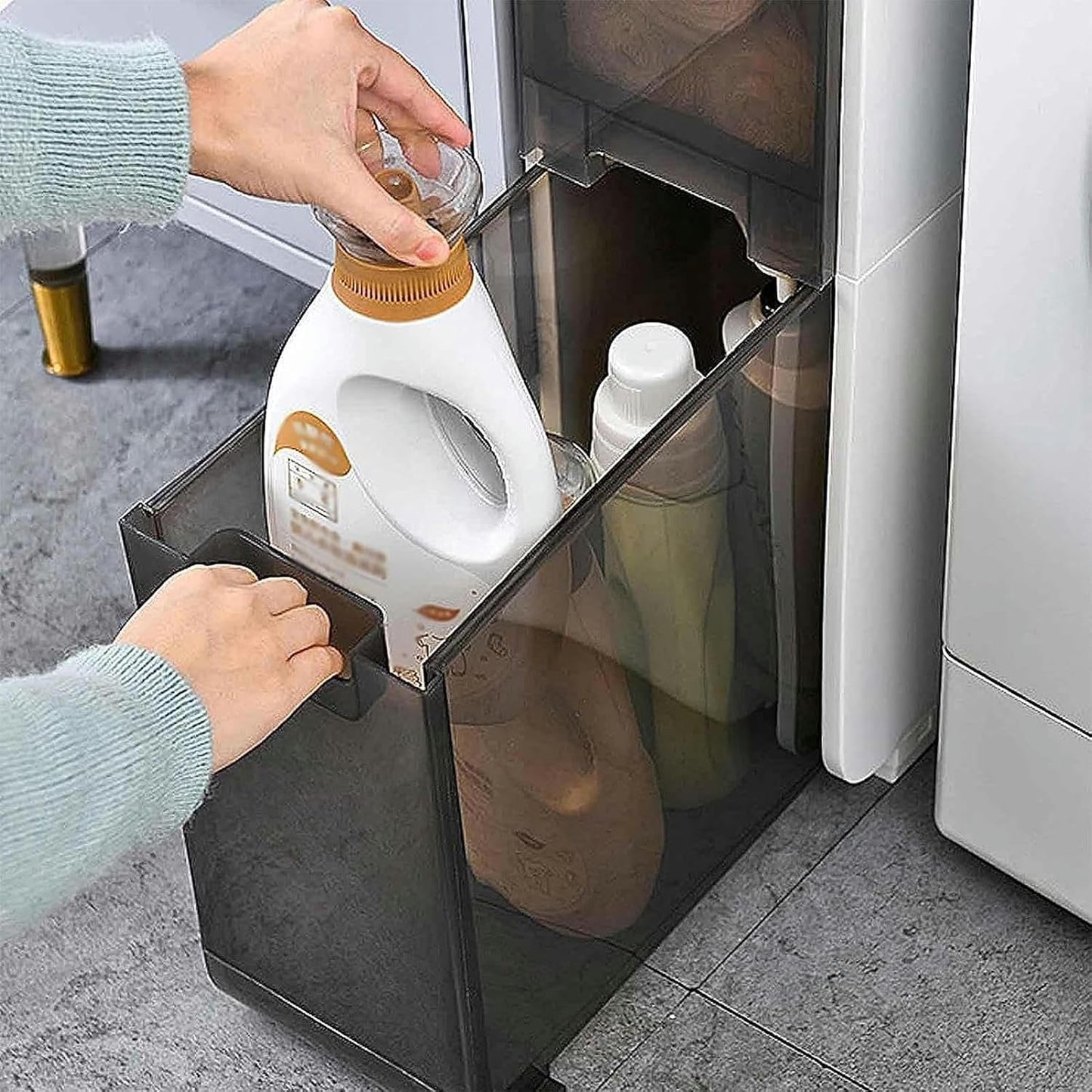 Slim-Fit Multi-Functional Storage Cabinet