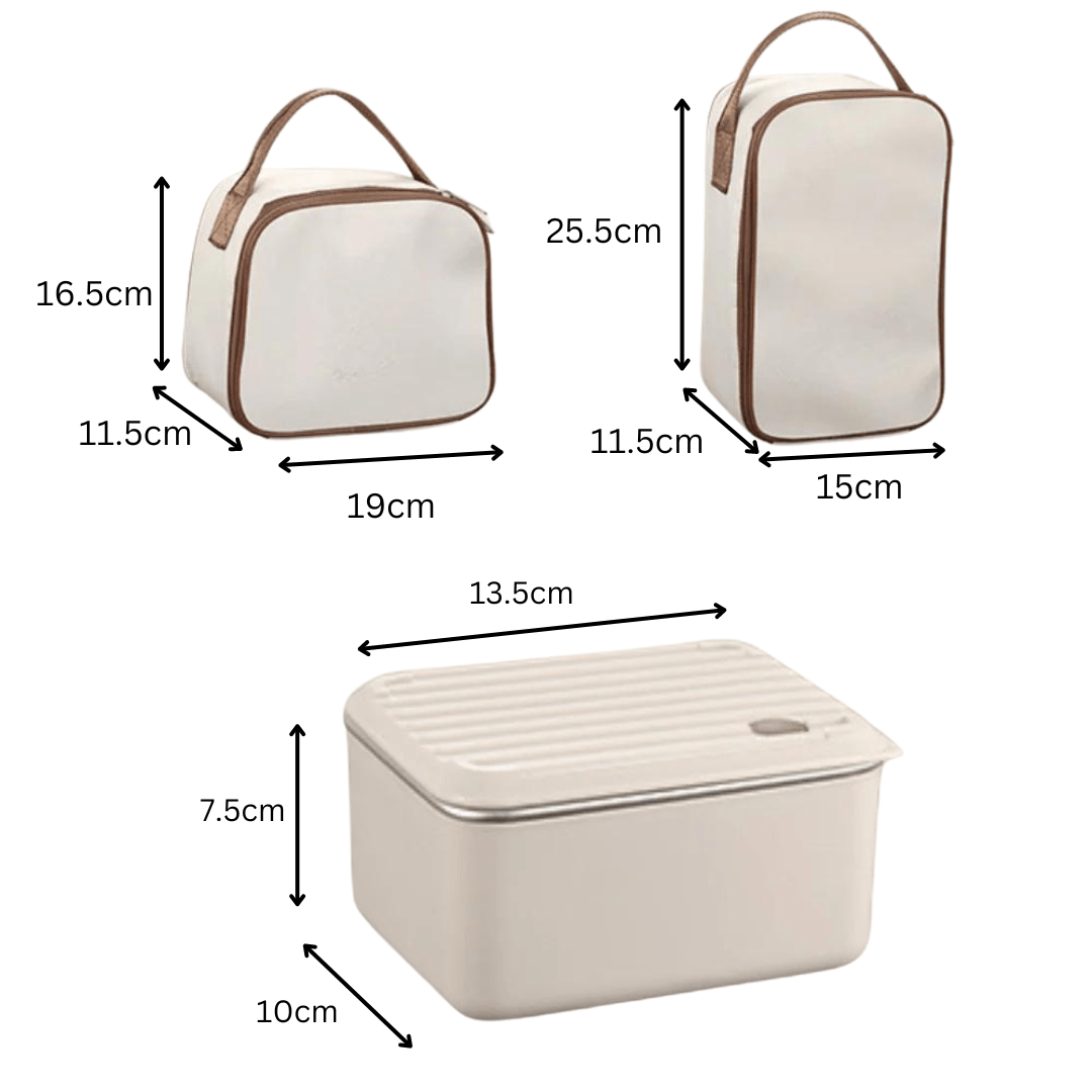 Microwaveable Stainless Steel Lunch Box
