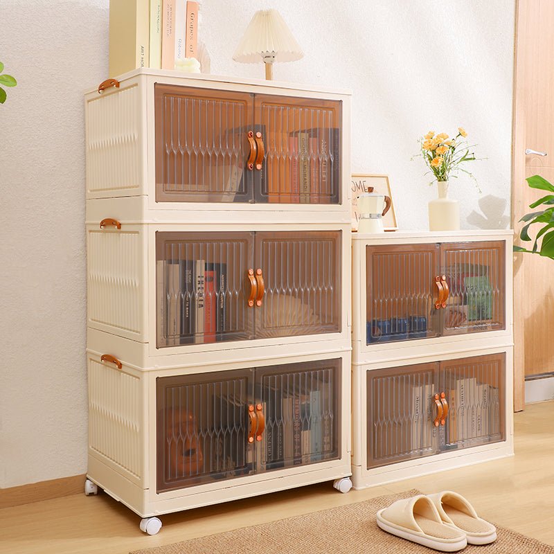 Foldable Double Door Storage Wardrobe Closet