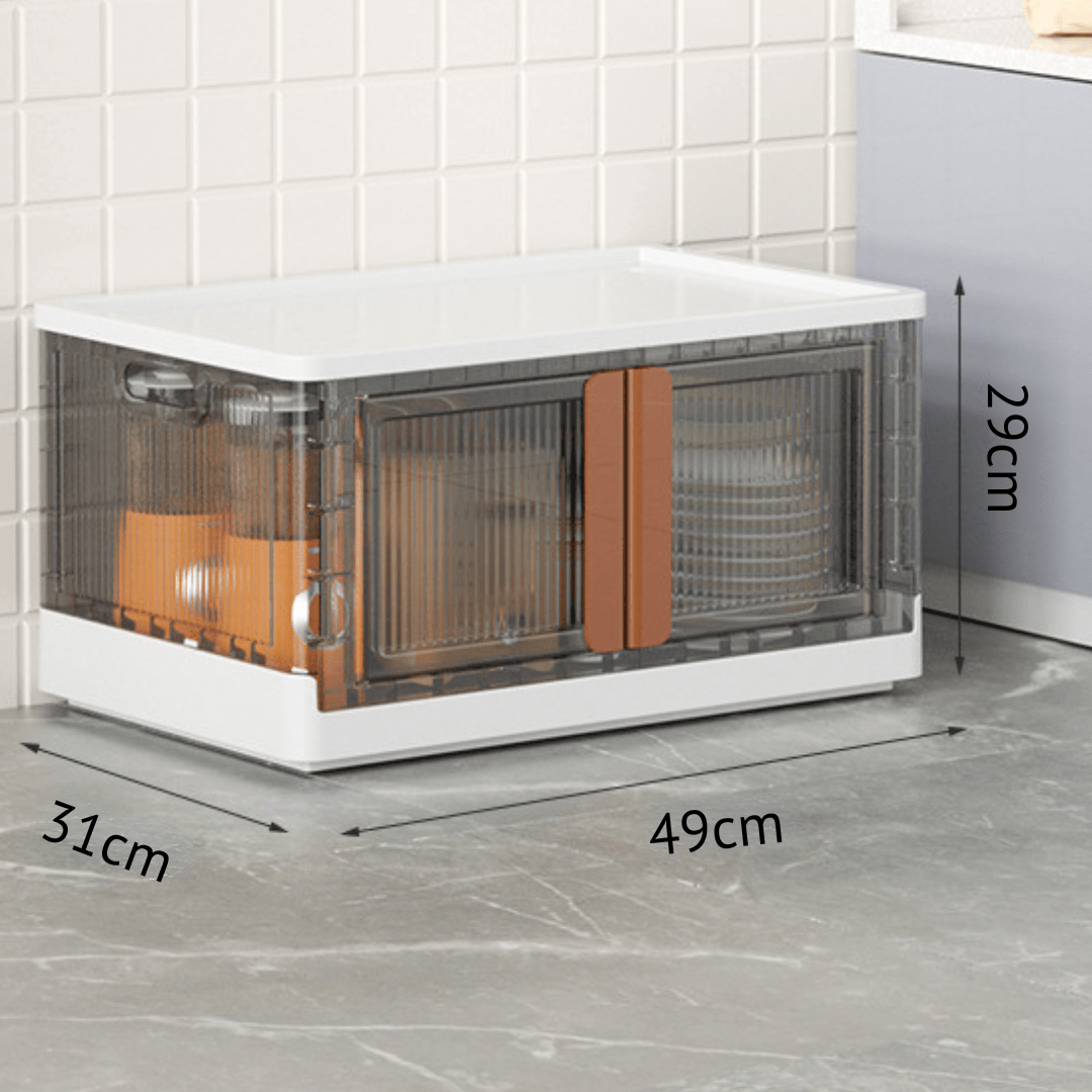 Single-Layer Multi-Bin Cube Storage Cabinet