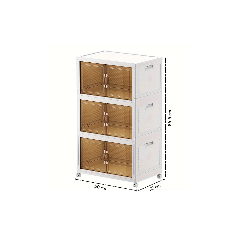 Modular Stackable Wardrobe Storage Cabinet