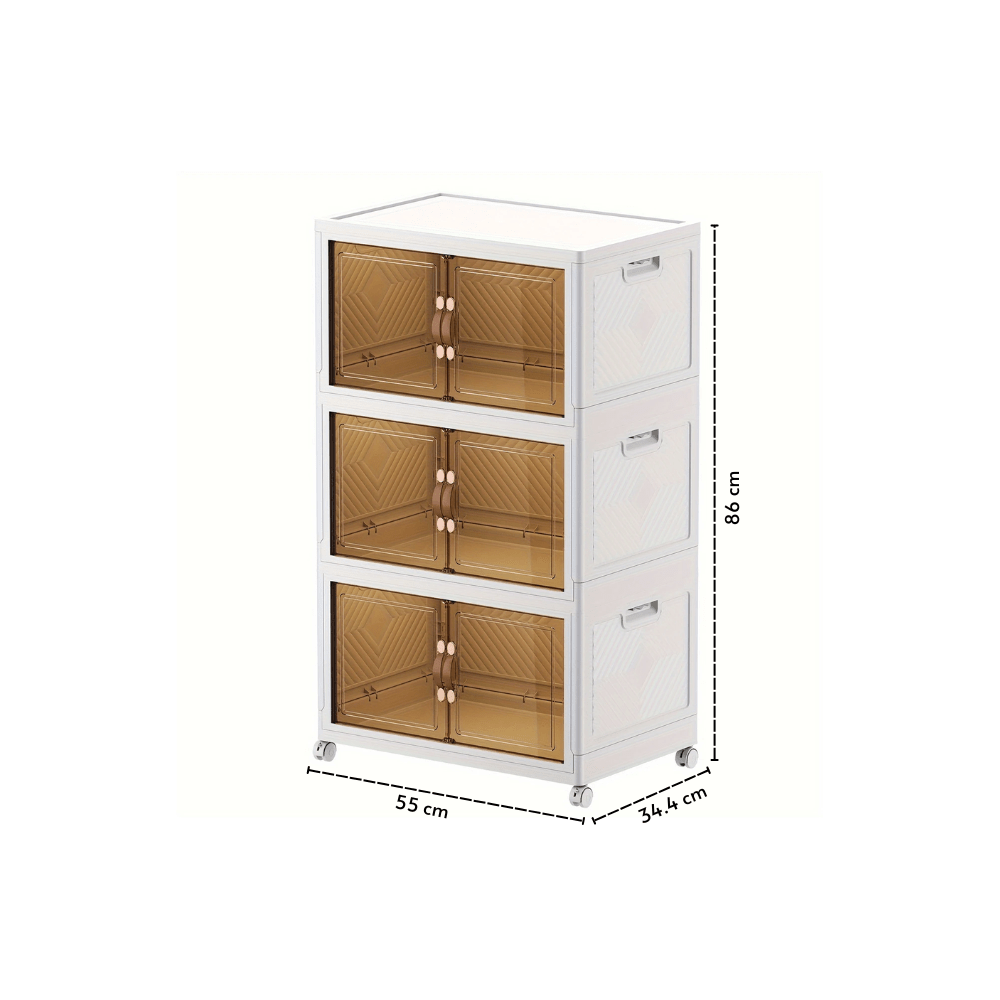 Modular Stackable Wardrobe Storage Cabinet