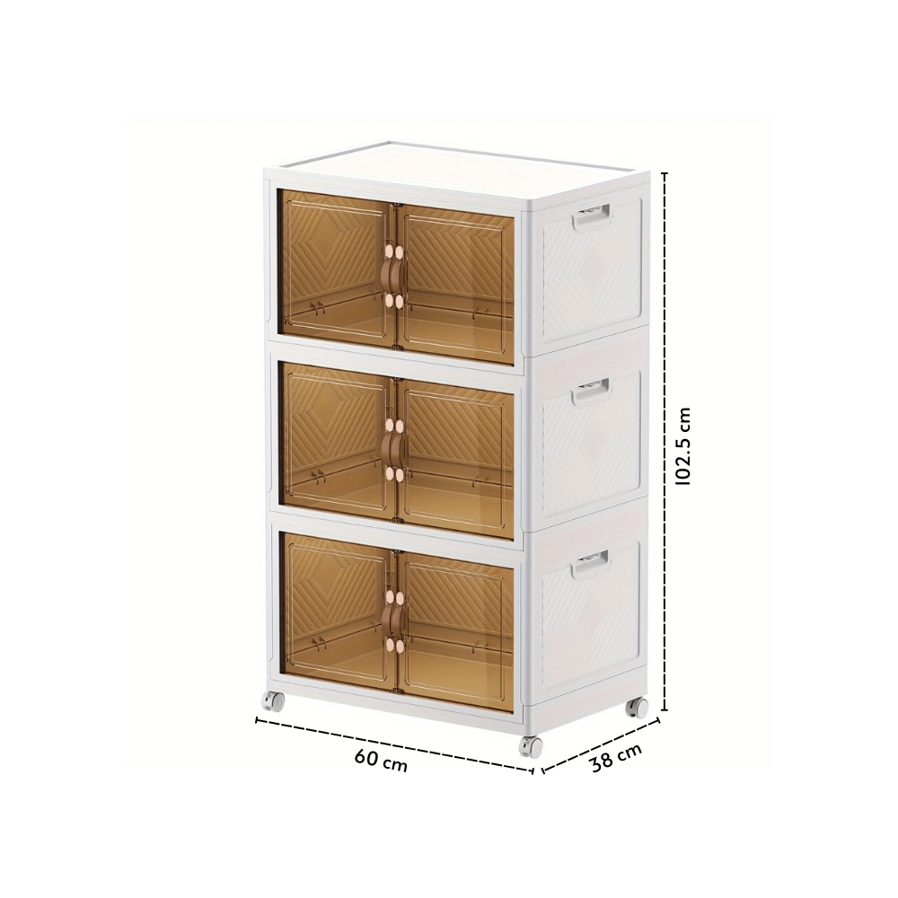 Modular Stackable Wardrobe Storage Cabinet