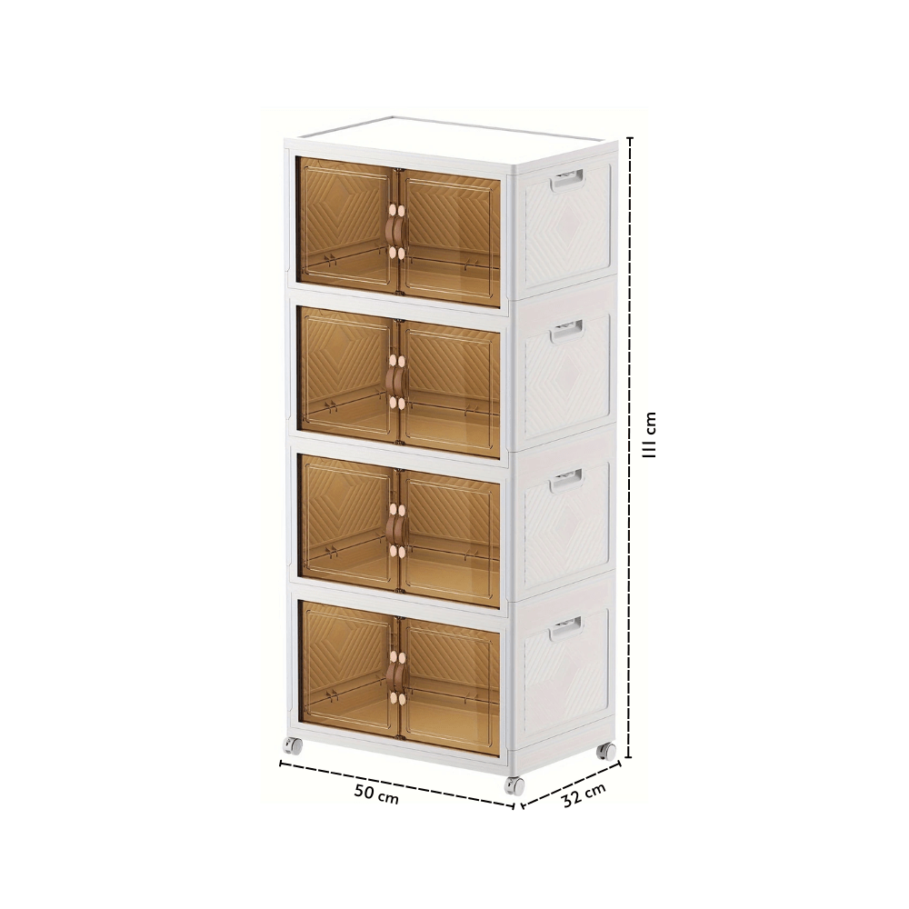 Modular Stackable Wardrobe Storage Cabinet