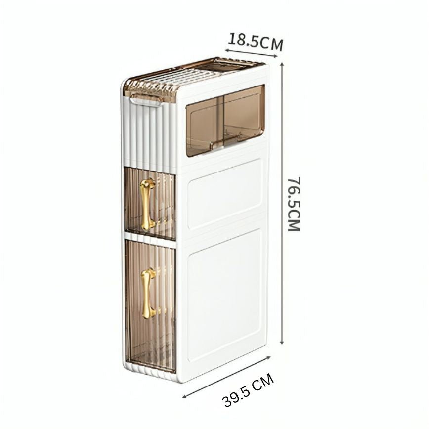 Slim Fit Storage Drawer Cabinet (39cm)