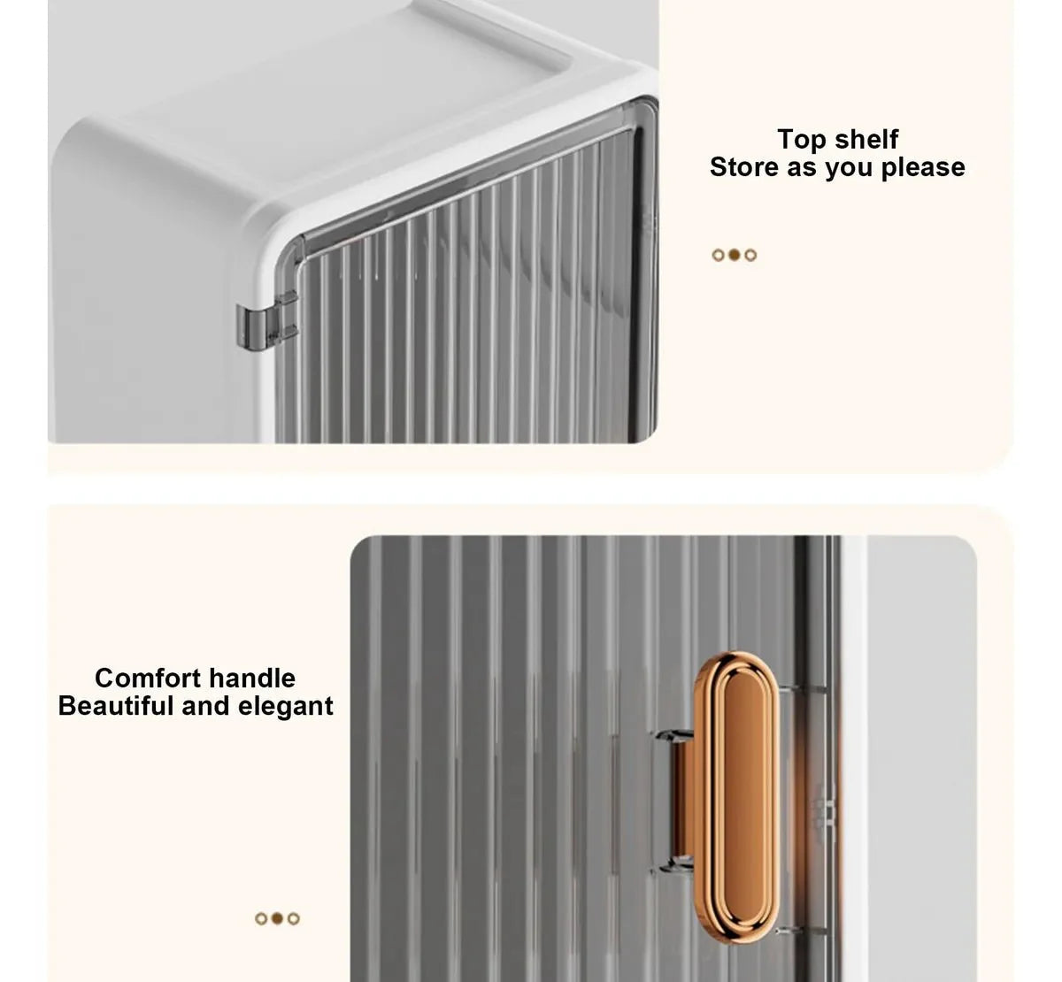 Space Saver Transparent Storage Organizer