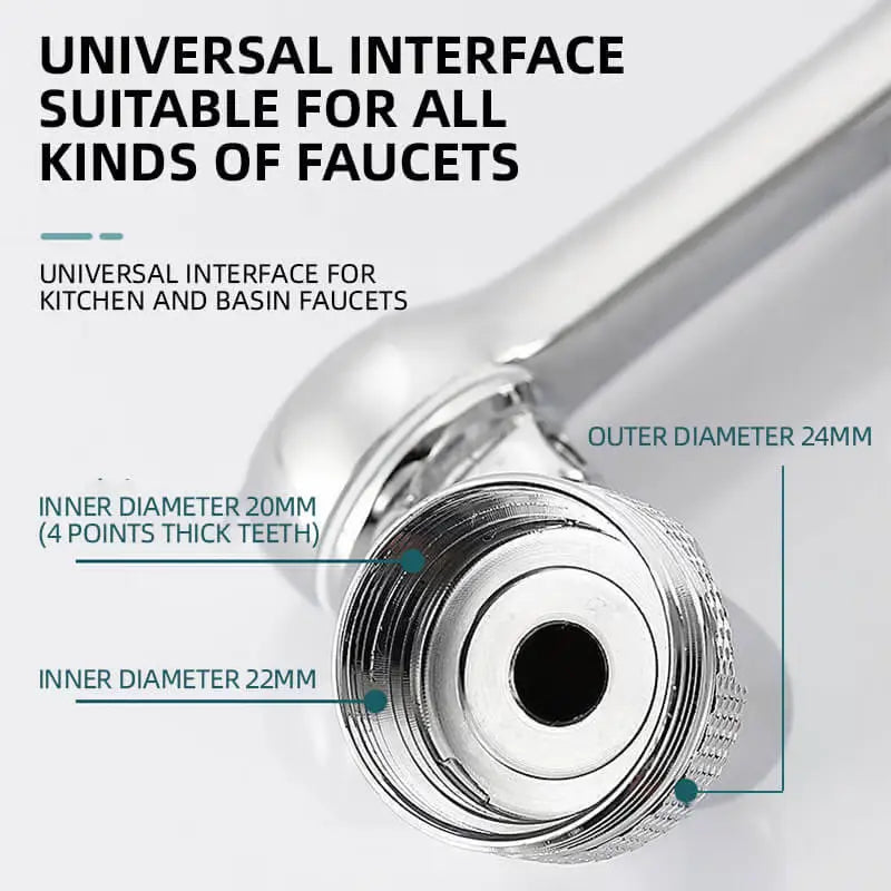 FlexiFlow™ | 1080° Rotating Faucet Extender